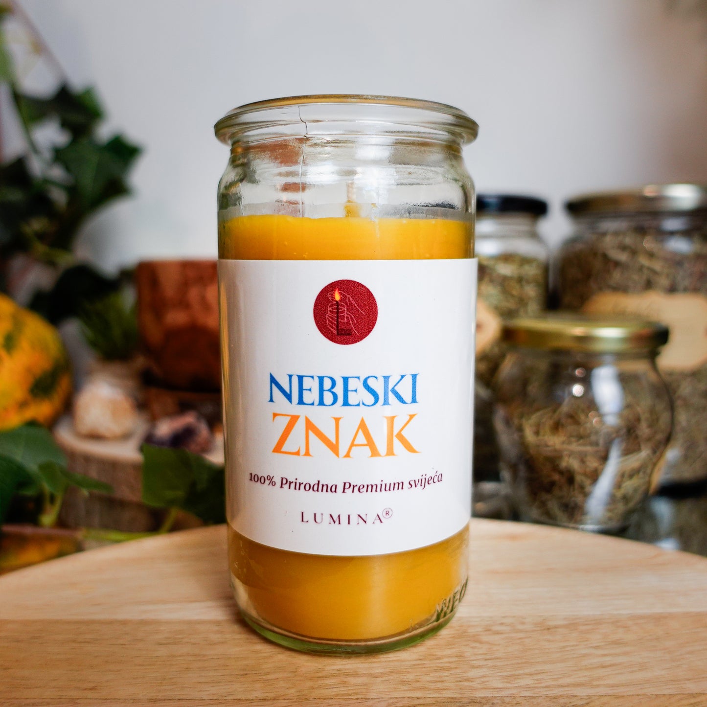 NEBESKI ZNAK - Premium Ritualna Svijeća 250g