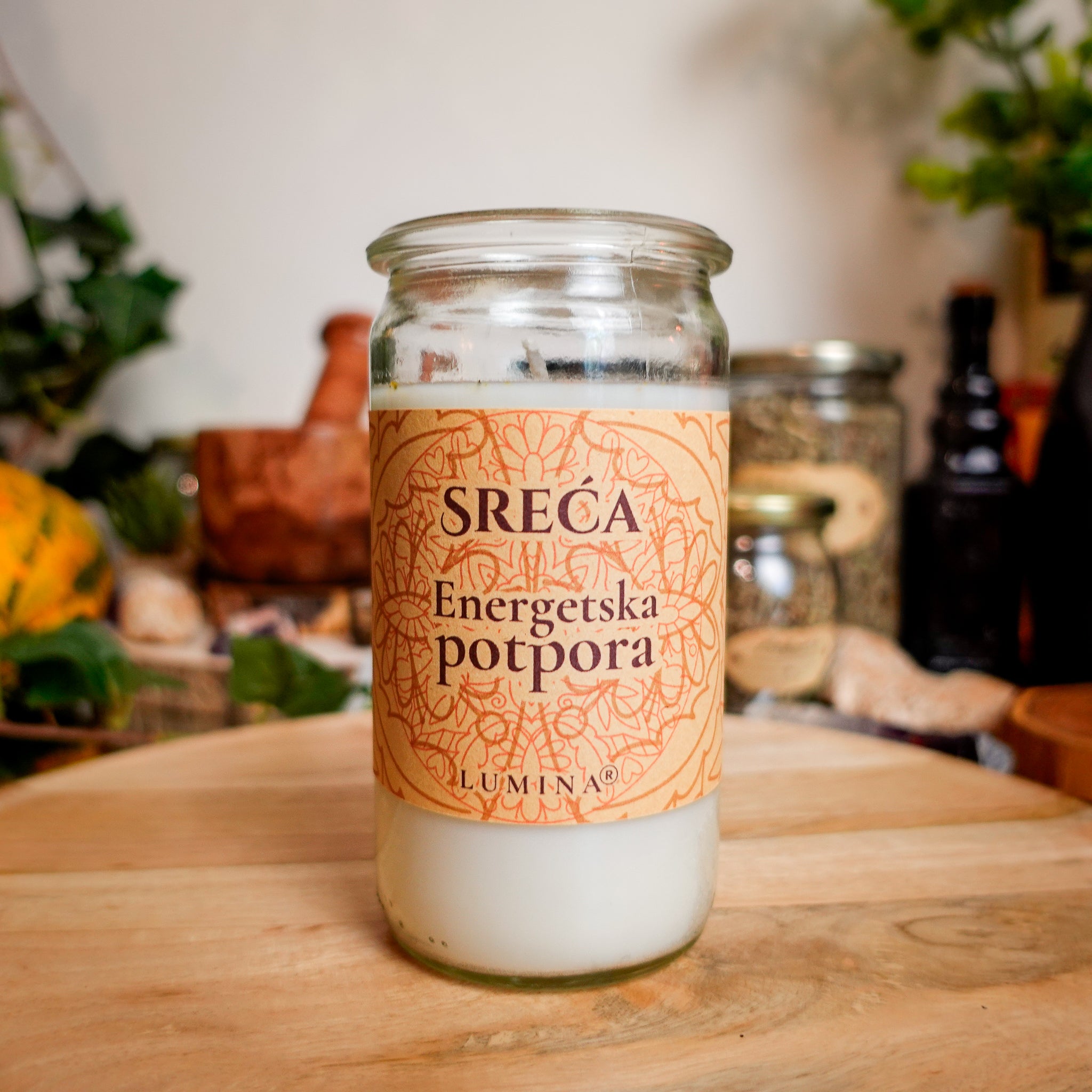 SREĆA Miris Vječnog Osmijeha Ritualna svijeća 250g