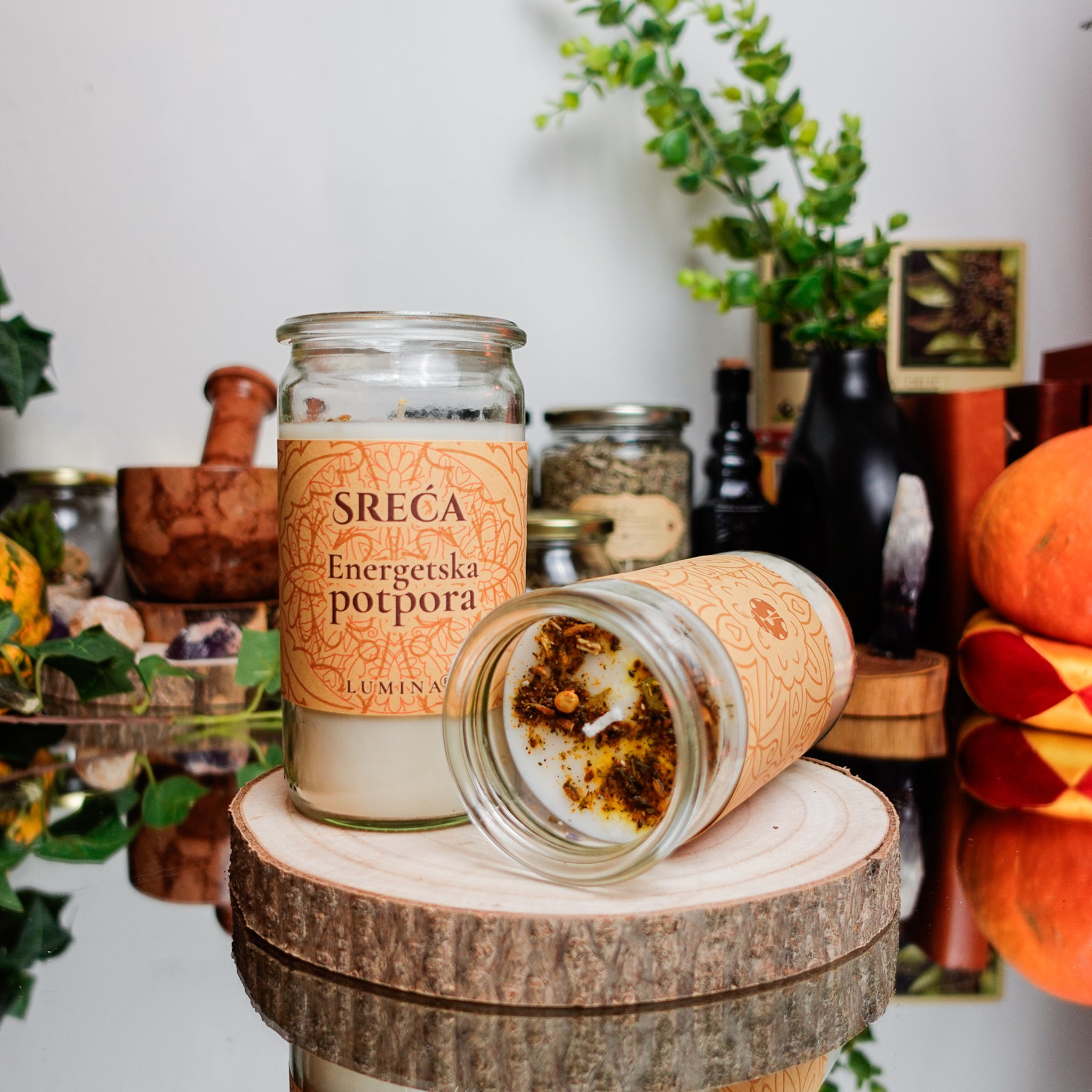SREĆA Miris Vječnog Osmijeha Ritualna svijeća 250g