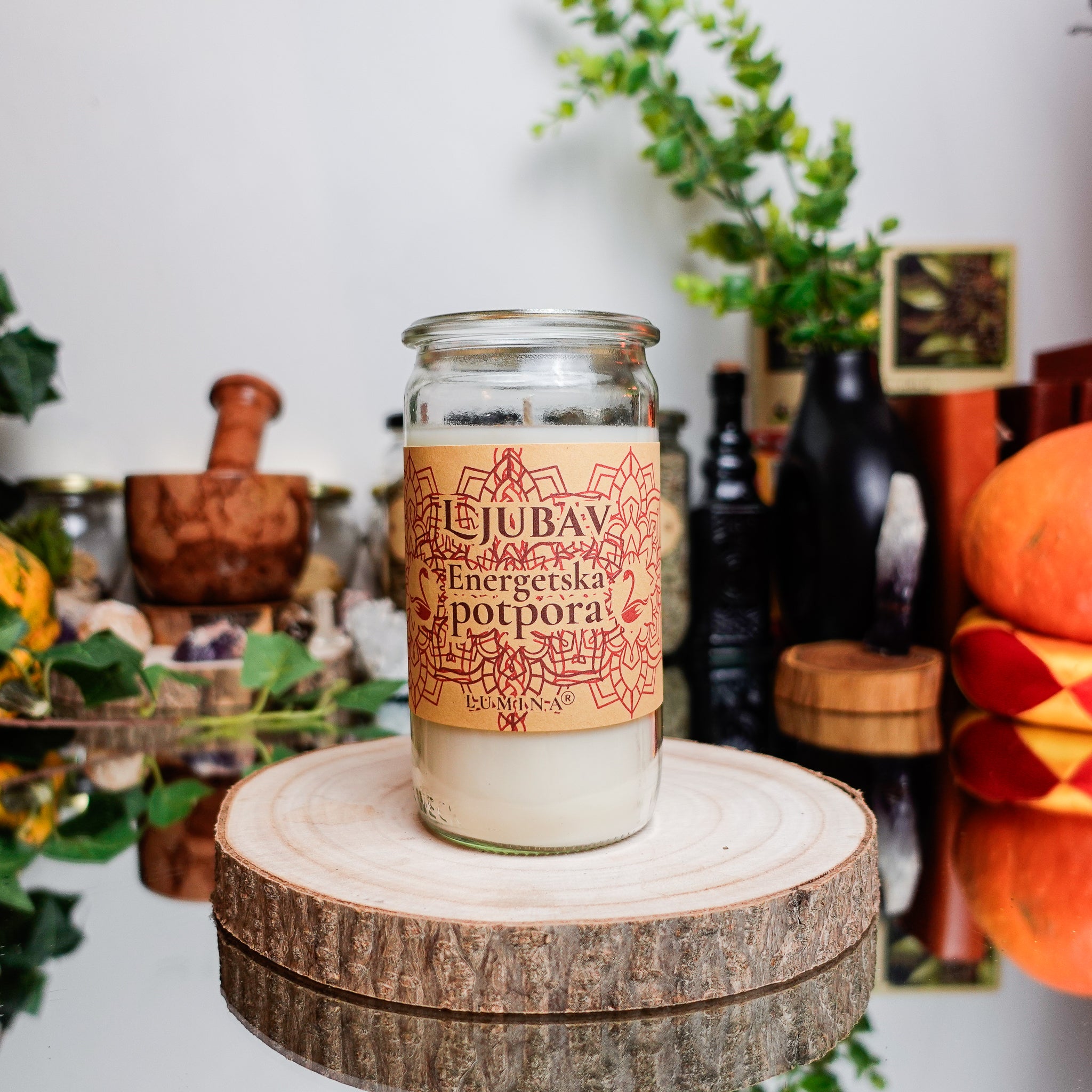 LJUBAV Miris Buđenja Ljubavi Ritualna Svijeća 250g