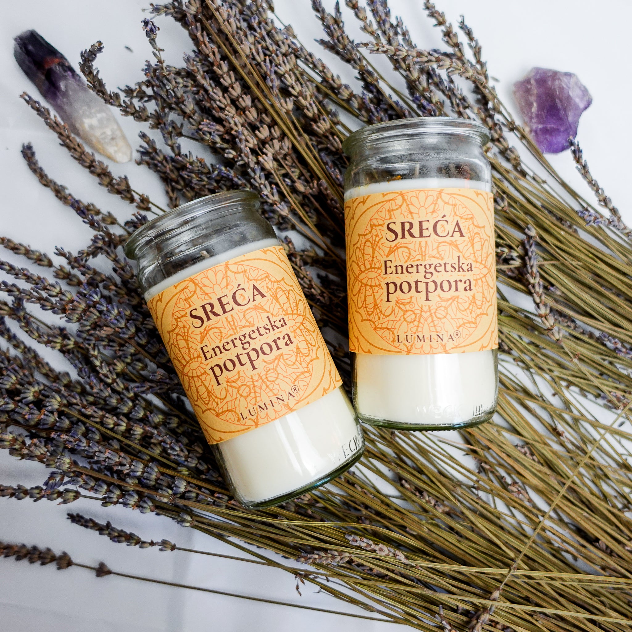 SREĆA Miris Vječnog Osmijeha Ritualna svijeća 250g