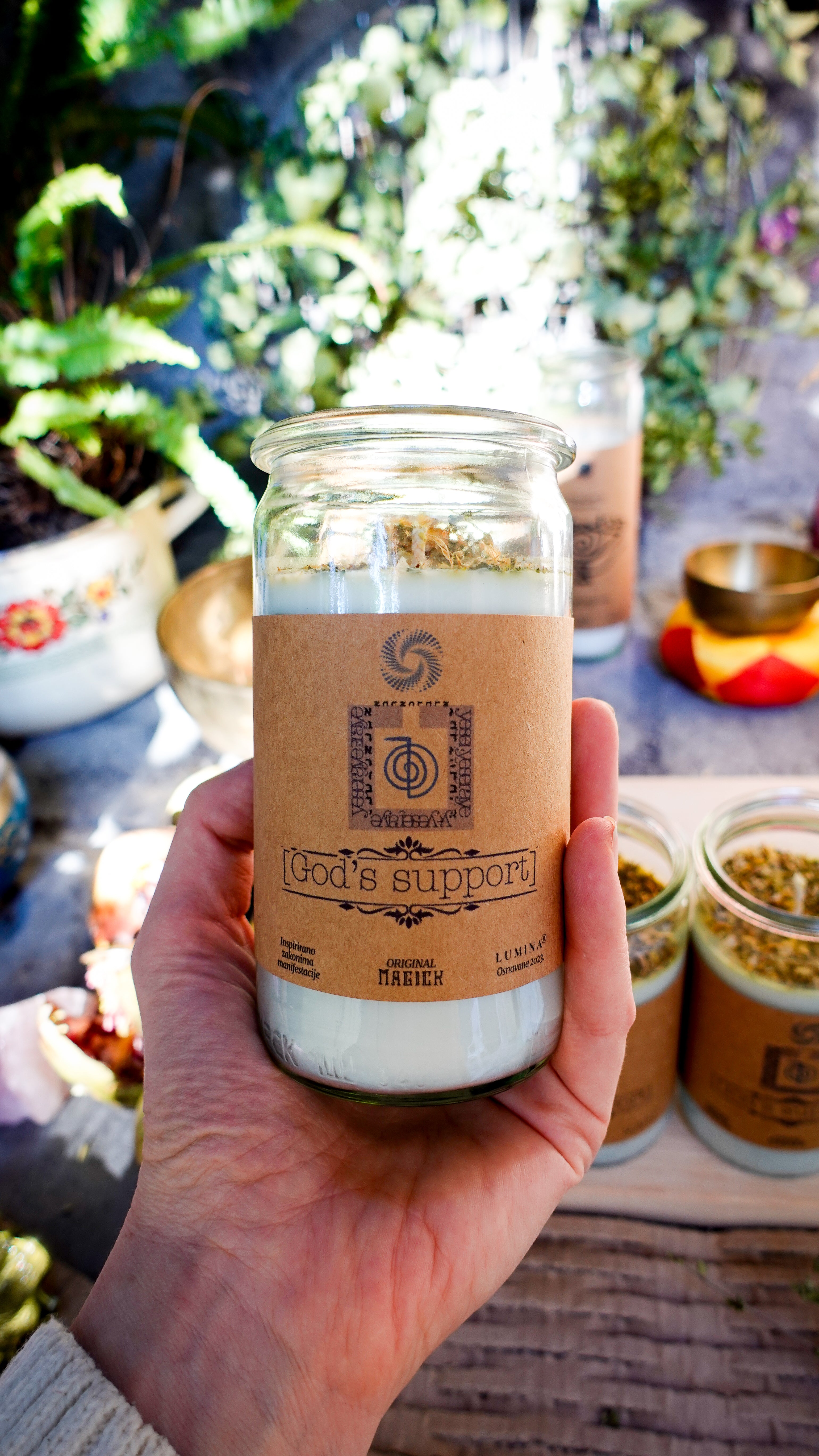 GOD'S SUPPORT Premium Ritualna Svijeća 250g