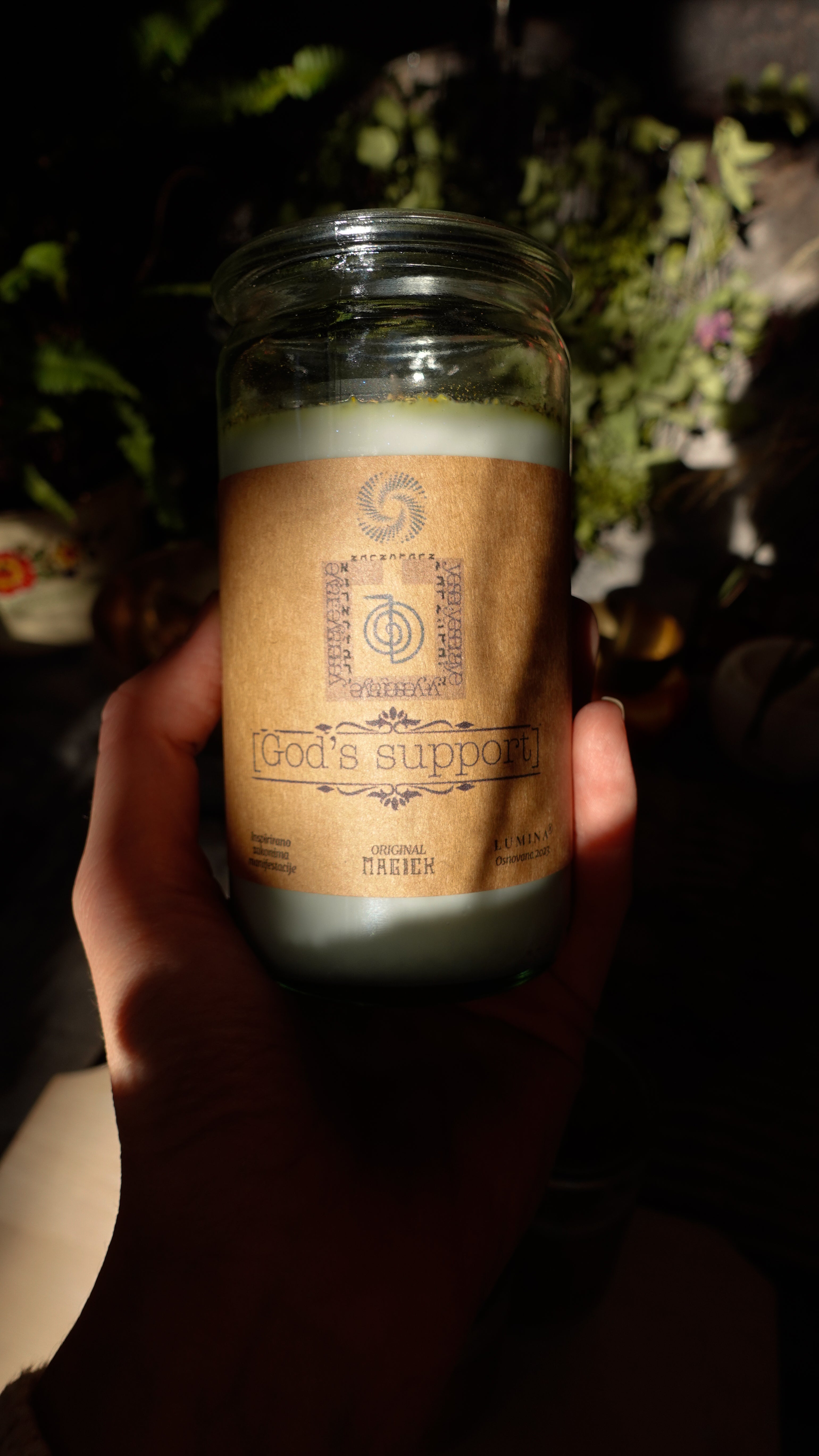 GOD'S SUPPORT Premium Ritualna Svijeća 250g