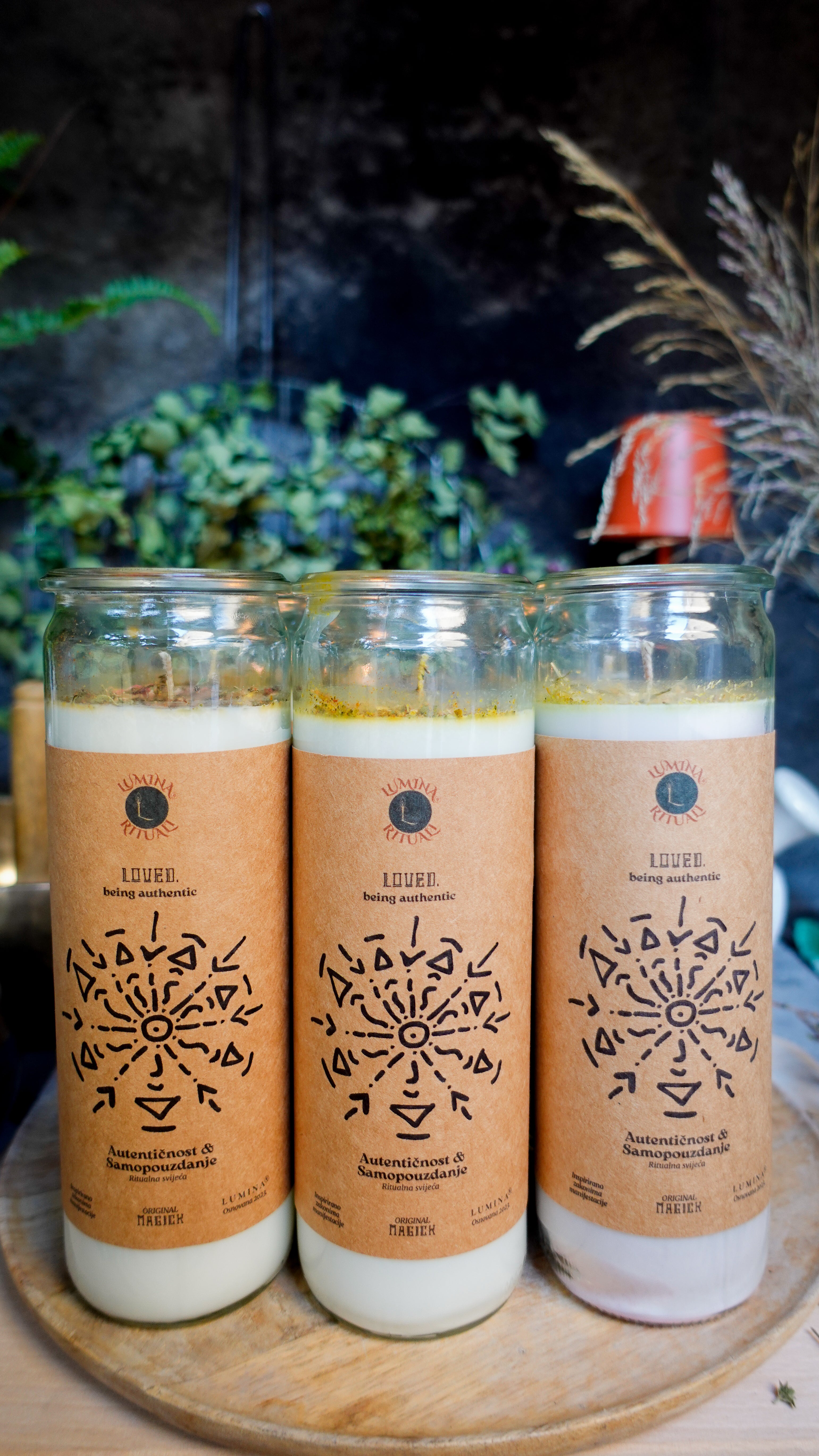 LOVED. Autentičnost & Samopouzdanje Ritualna Svijeća 450g