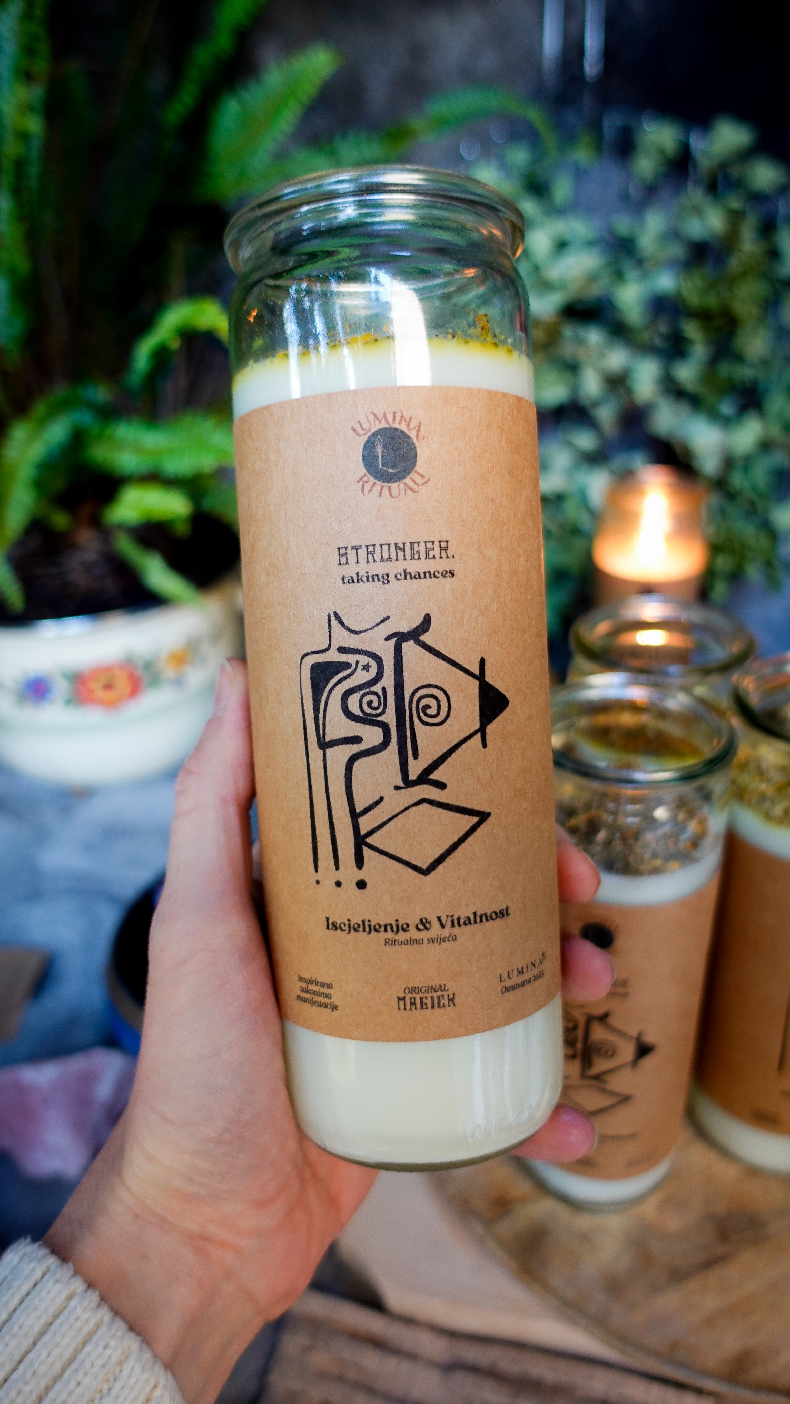 STRONGER. Iscjeljenje & Vitalnost Ritualna Svijeća 450g