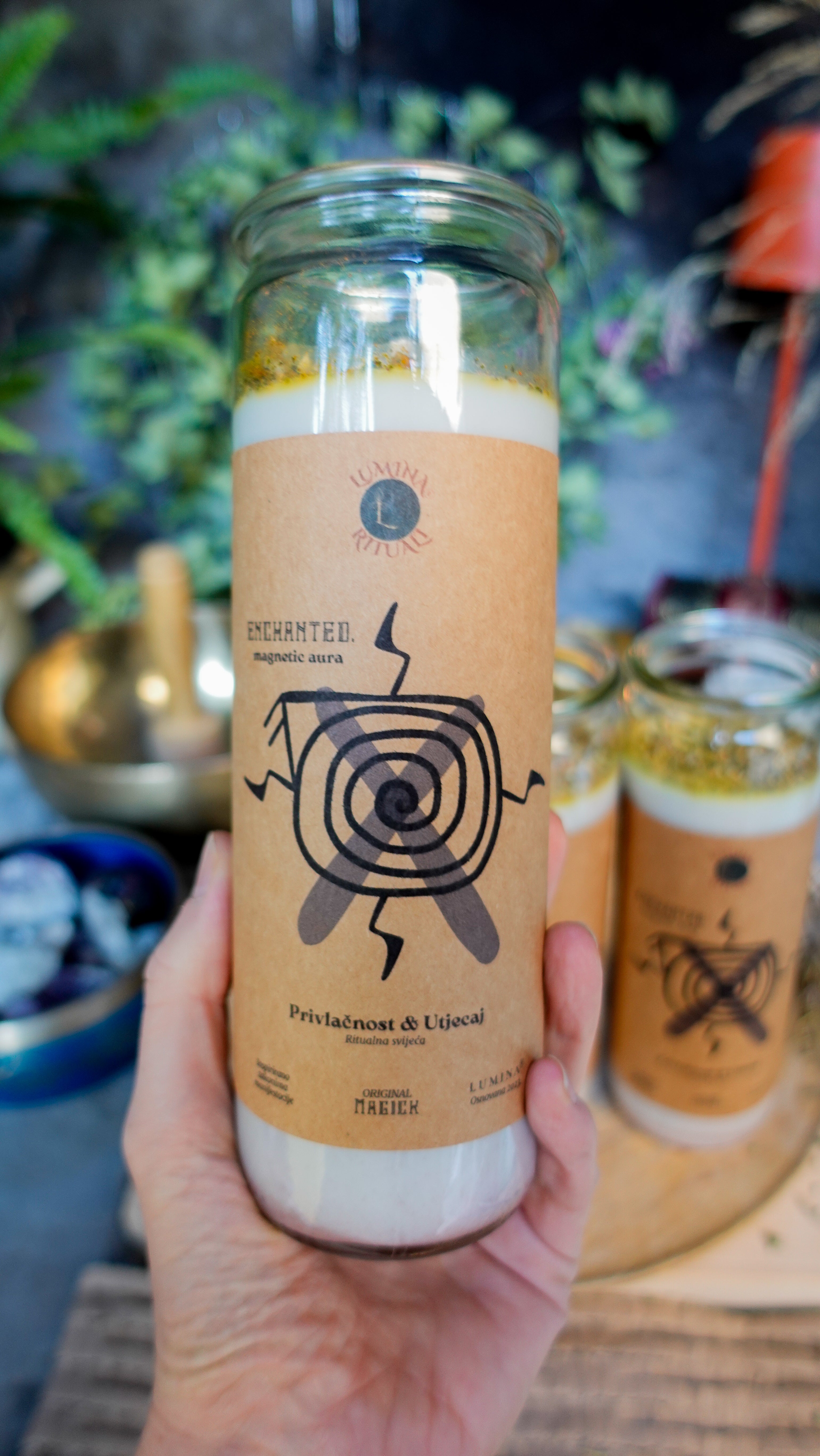 ENCHANTED. Privlačnost & Utjecaj Ritualna Svijeća 450g