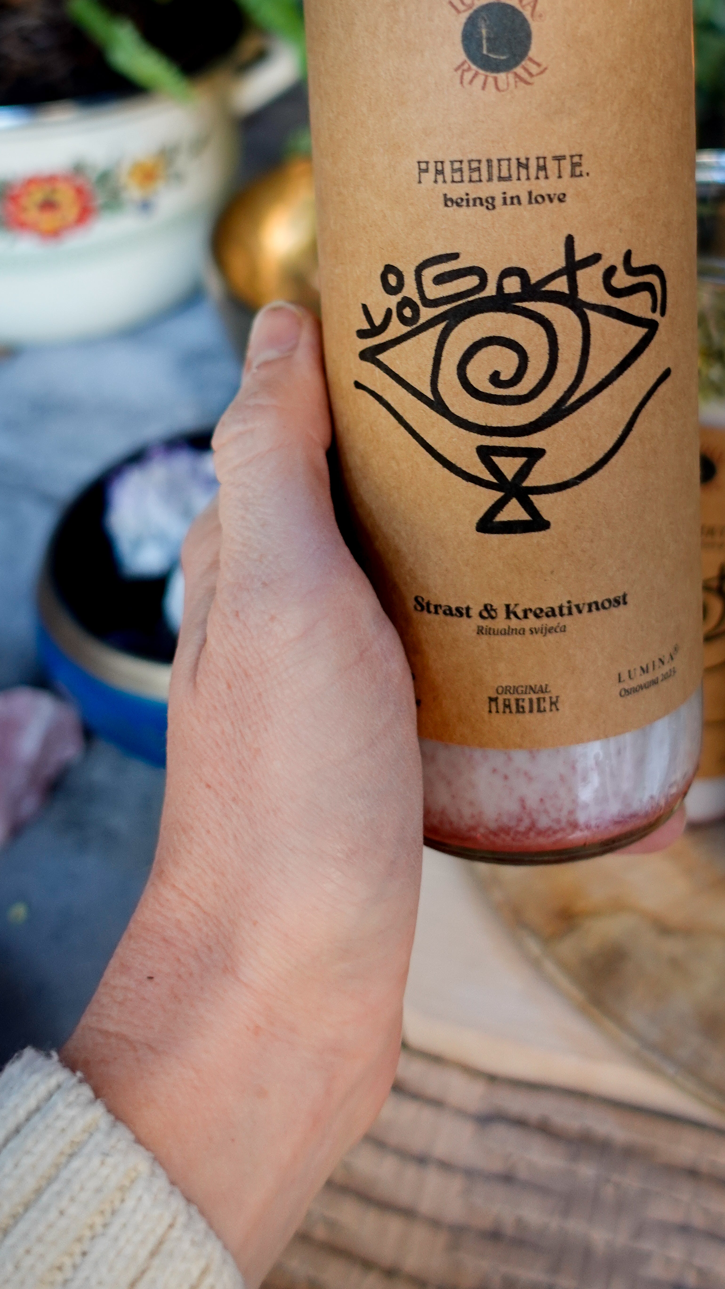 PASSIONATE. Strast & Kreativnost Ritualna Svijeća 450g
