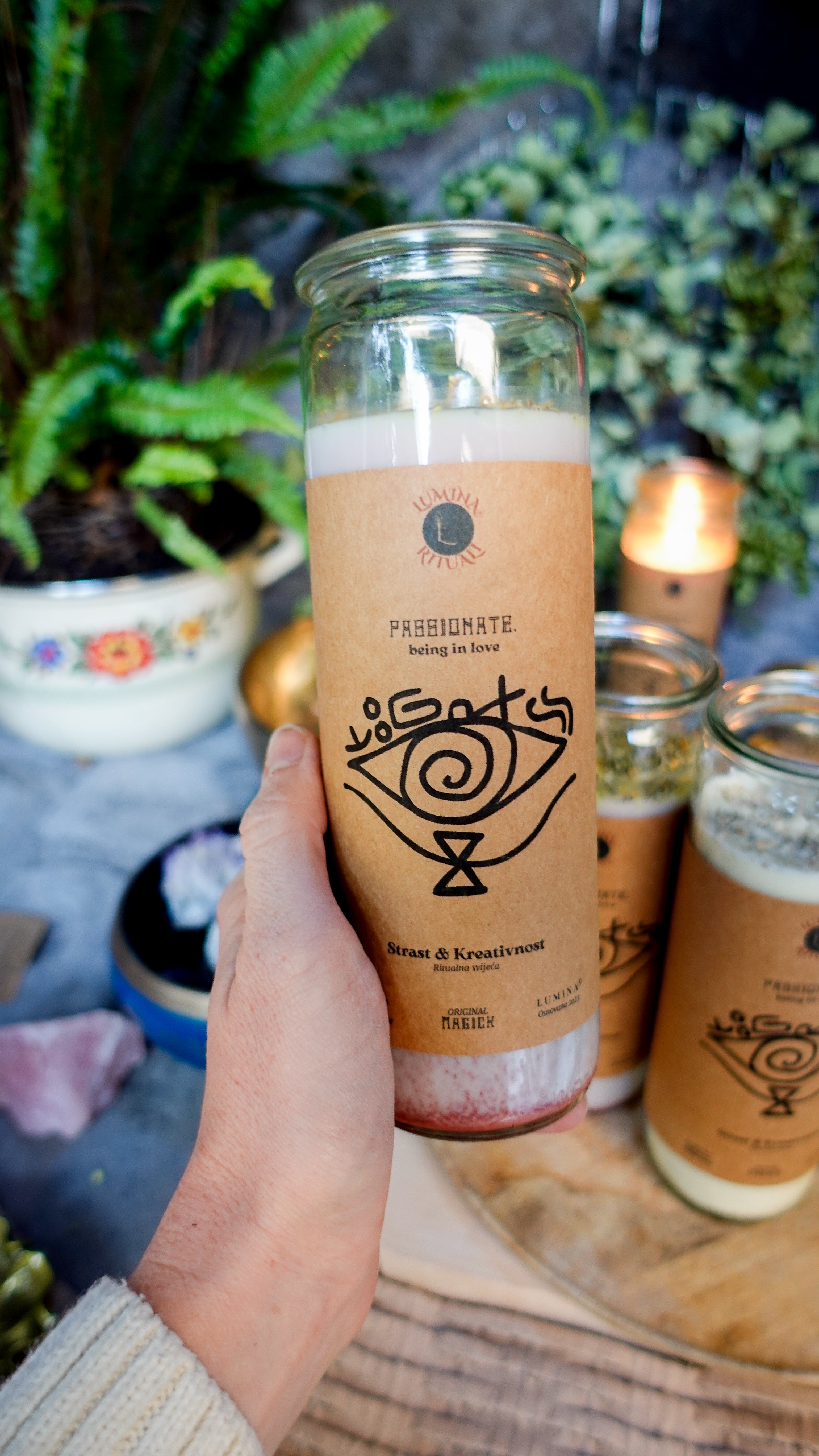 PASSIONATE. Strast & Kreativnost Ritualna Svijeća 450g