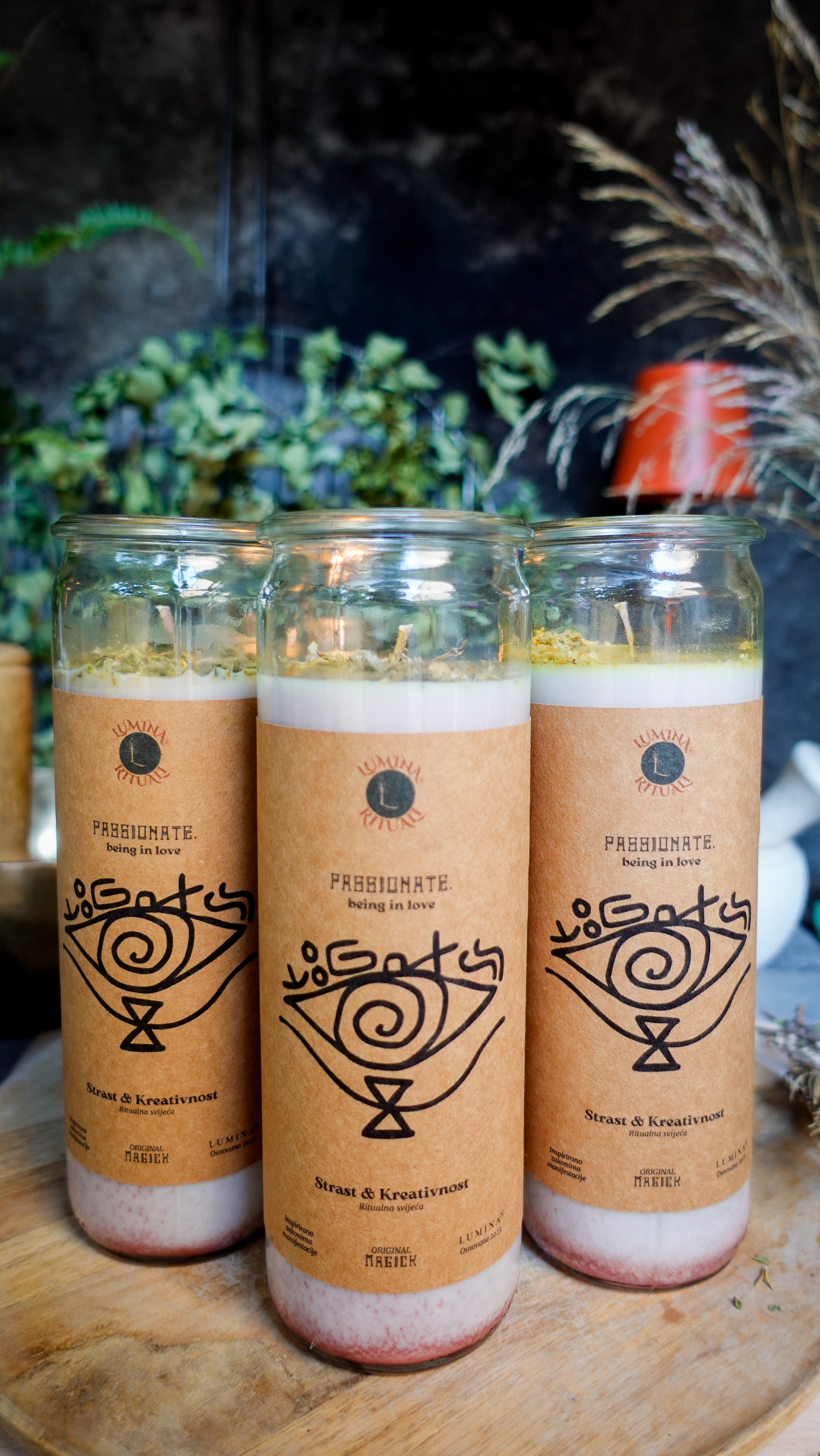 PASSIONATE. Strast & Kreativnost Ritualna Svijeća 450g