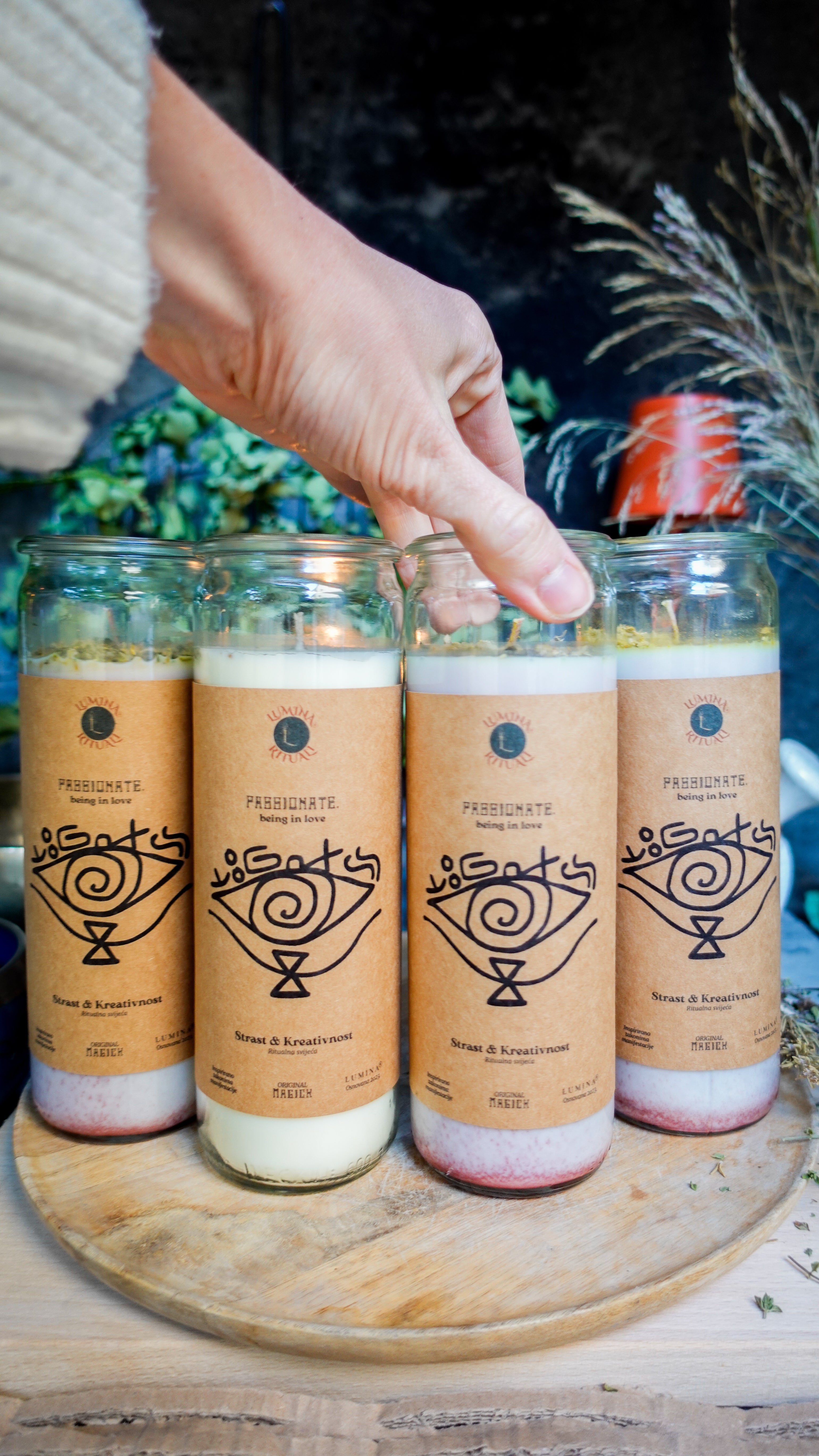 PASSIONATE. Strast & Kreativnost Ritualna Svijeća 450g
