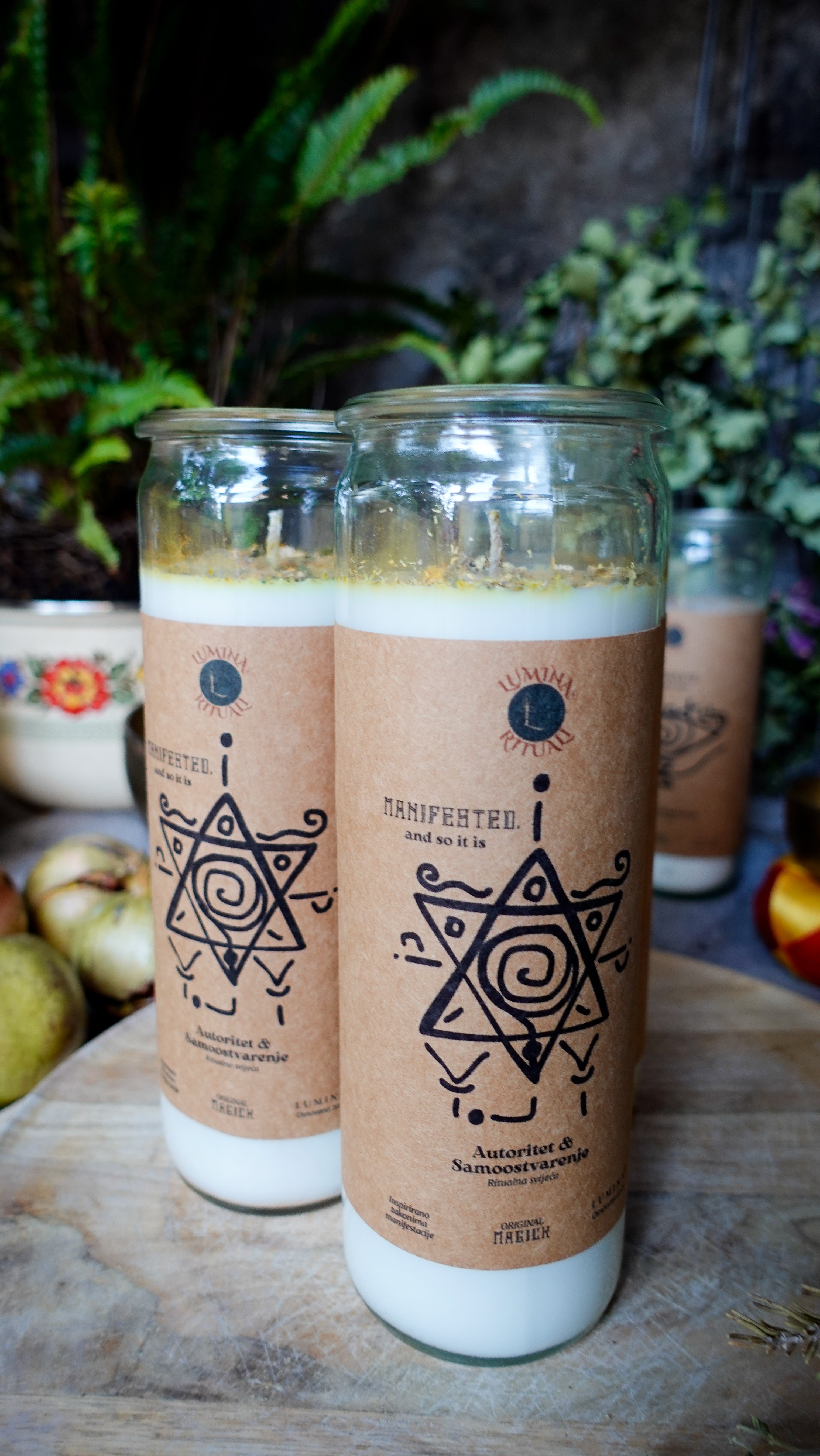 MANIFESTED. Autoritet & Samoostvarenje Ritualna Svijeća 450g